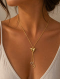 Collana Tre Cuori Lariat