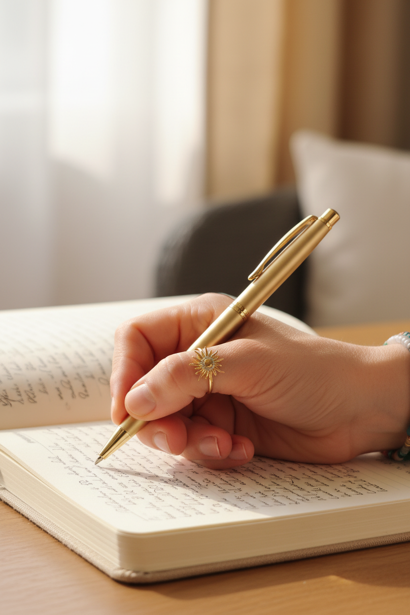 Anello Girasole - Lifestyle Scrittura