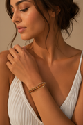 Bracciale Doppio Filo Ambra