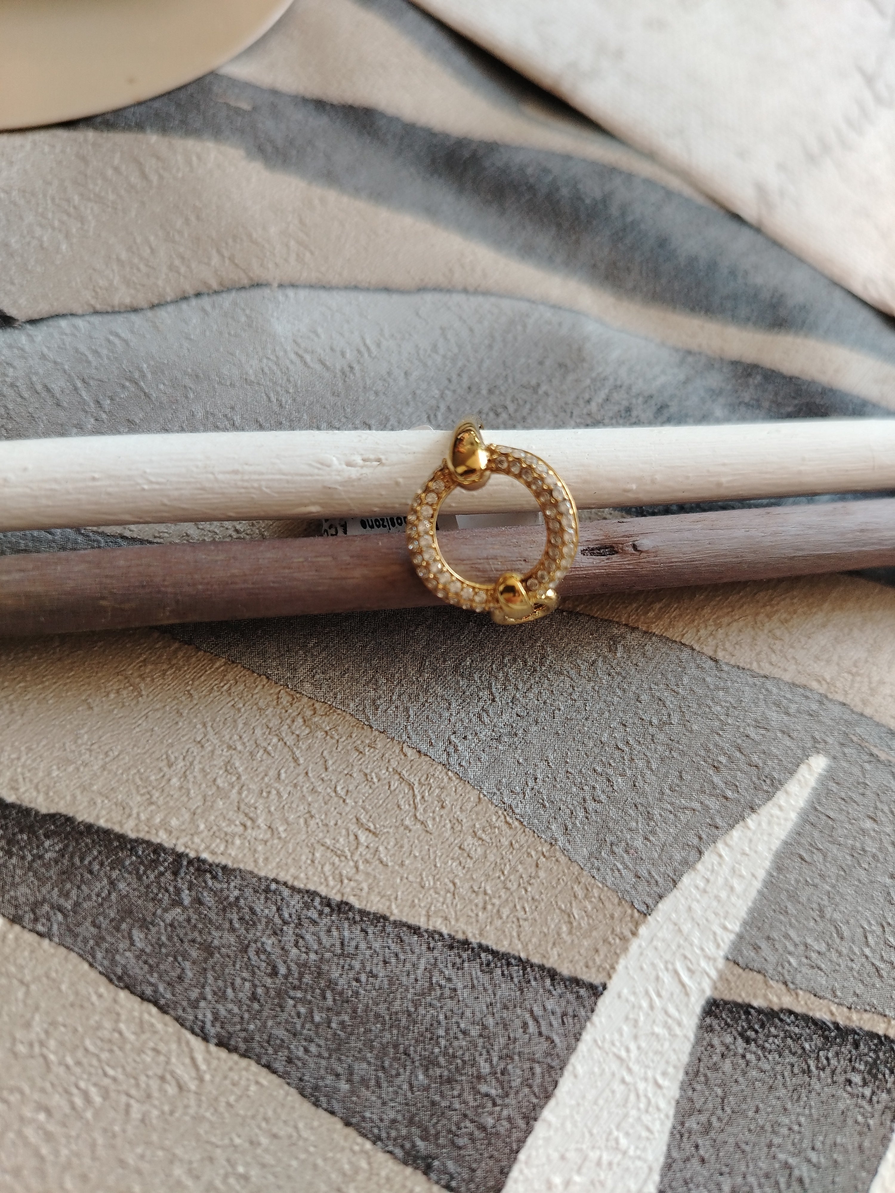 Anello Cerchio Dorato Regolabile